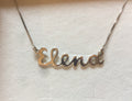 Collana in argento personalizzata con nome