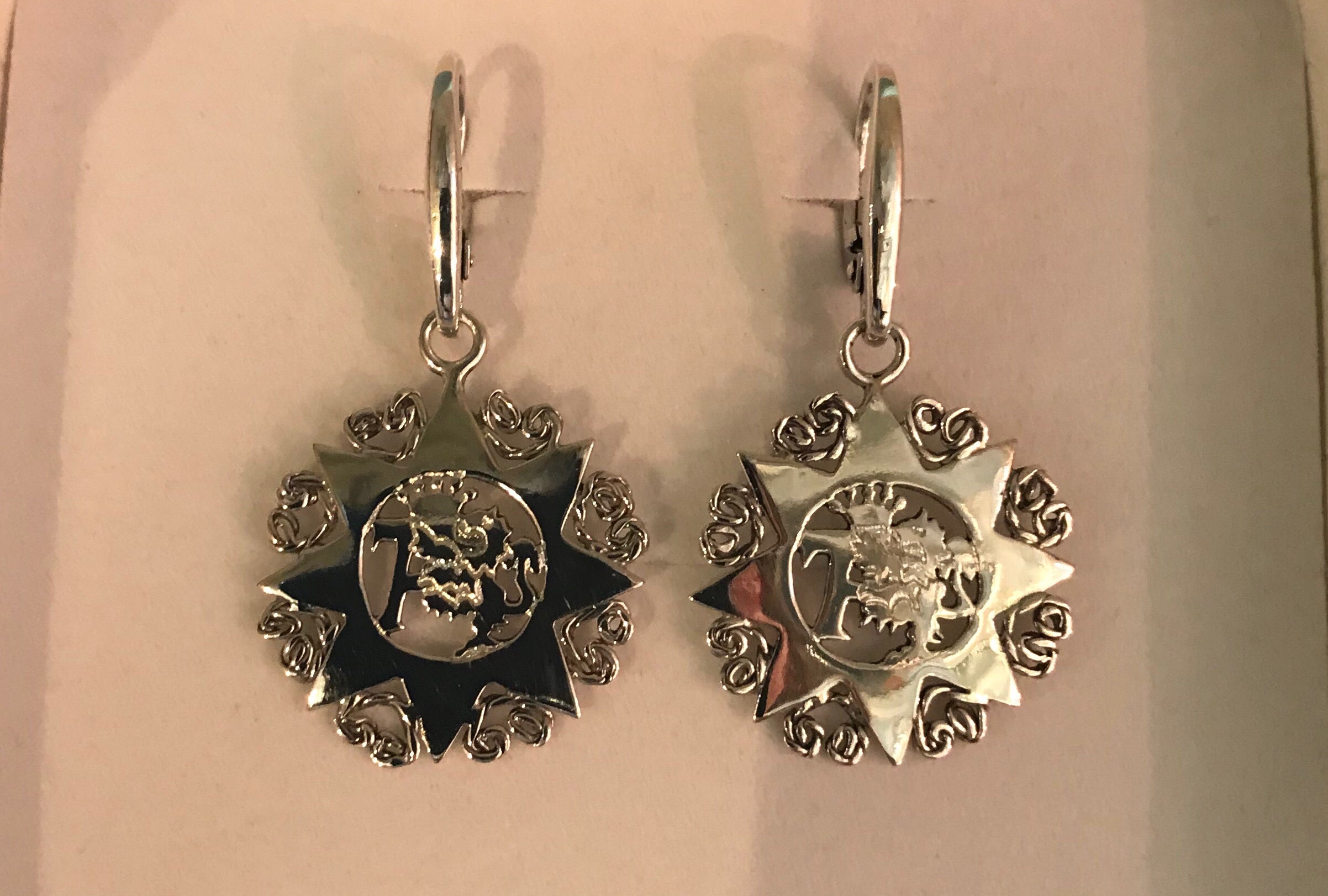 Orecchini in argento con gancio alla romana “La Presentosa di Atessa”