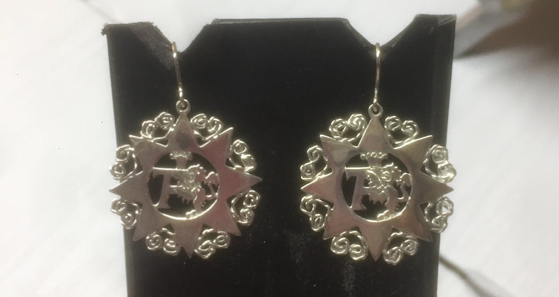 Un Paio Di Orecchini A Croce Turchese Fatti A Mano Con Ganci In Argento Massiccio 925. - Italia - Foto 5