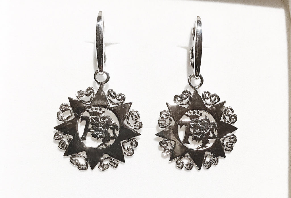 Orecchini in argento con gancio alla romana “La Presentosa di Atessa”